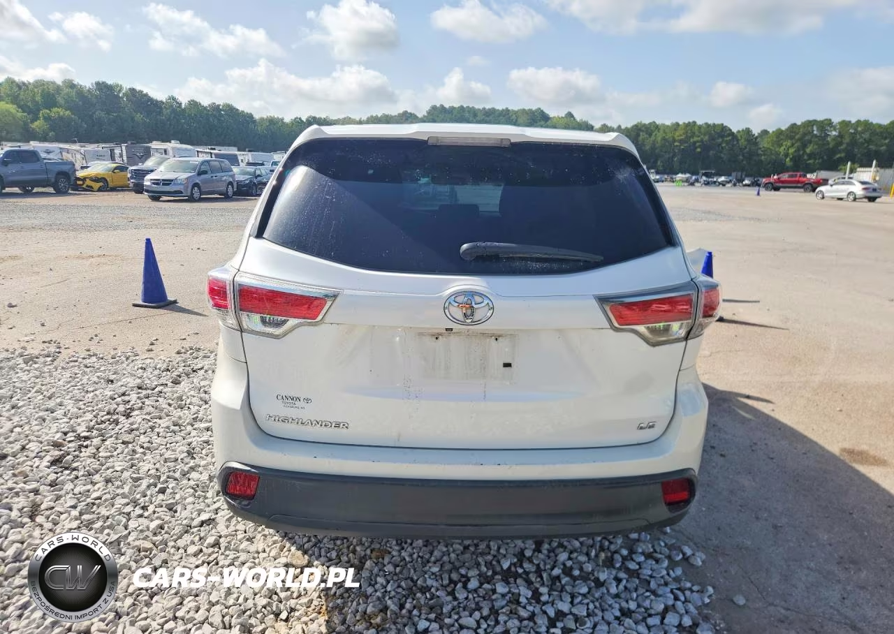 2015 Toyota Highlander Le VIN:5TDZKRFH7FS102033 - 6
