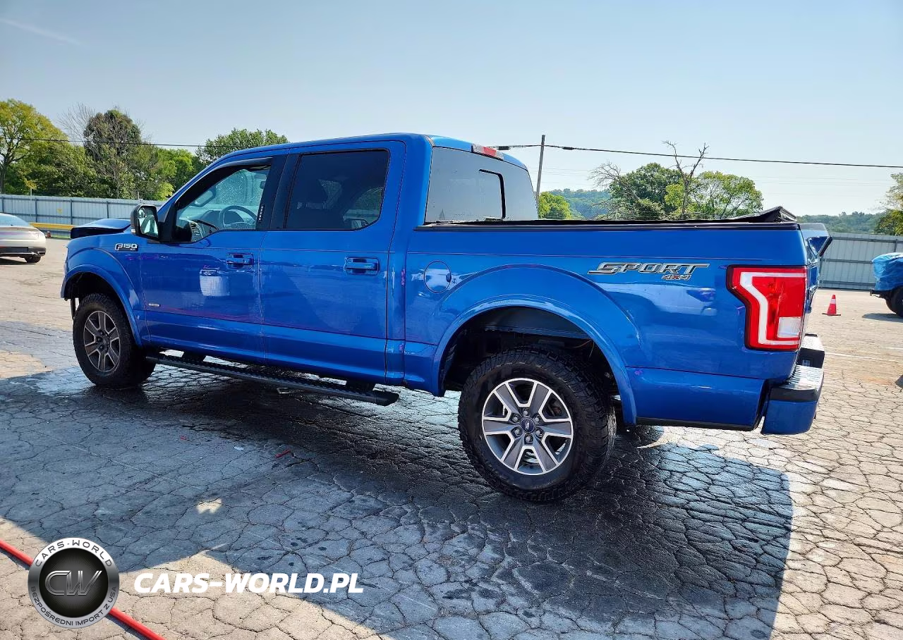 2016 Ford F150 Supercrew VIN:1FTEW1EG9GFA35921 - 2