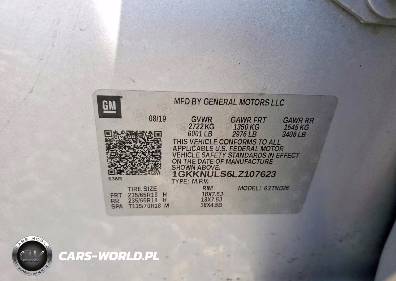 2020 GMC Acadia Slt VIN:1GKKNULS6LZ107623 - 13