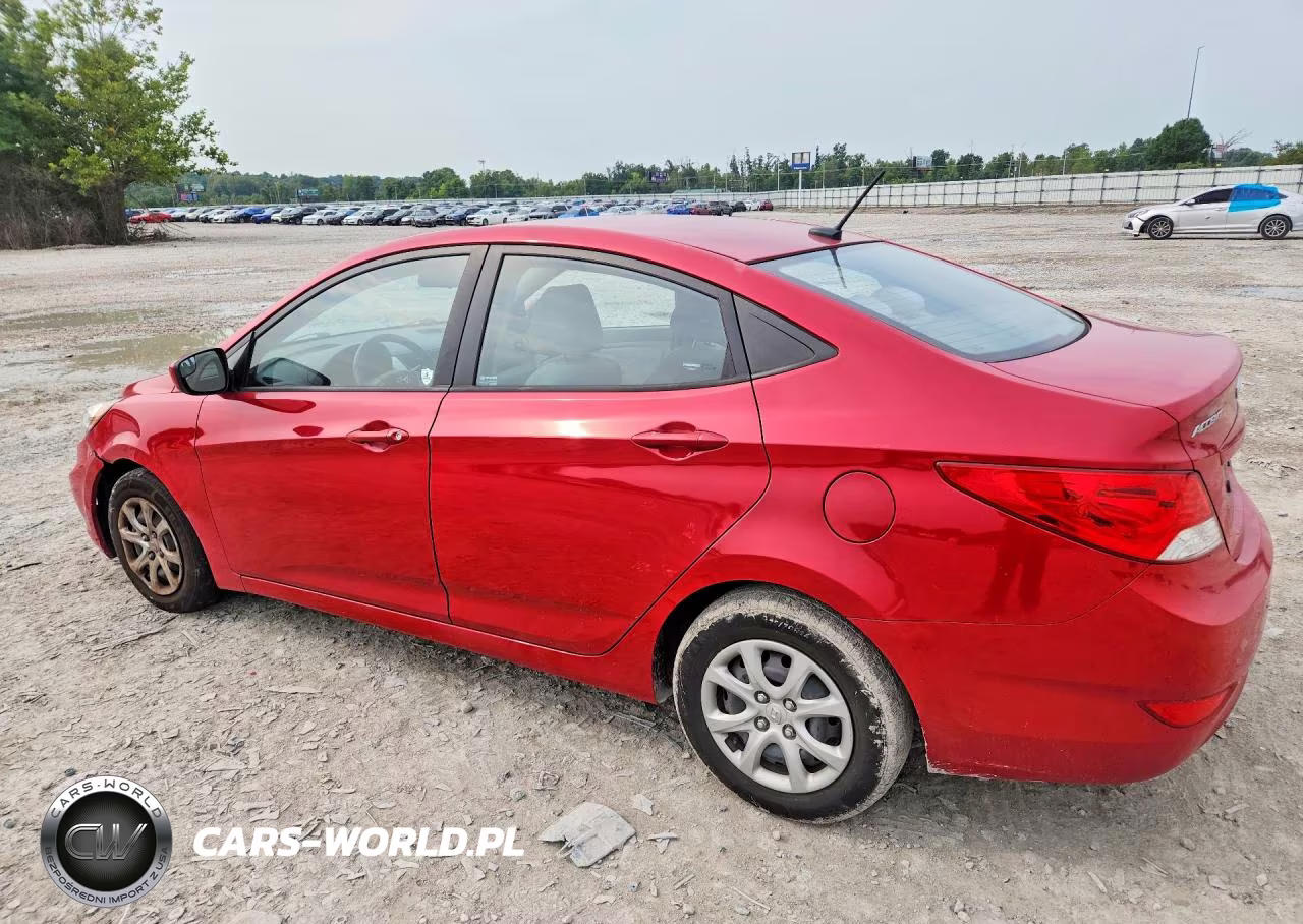 2014 Hyundai Accent Gls VIN:KMHCT4AE1EU753344 - 2