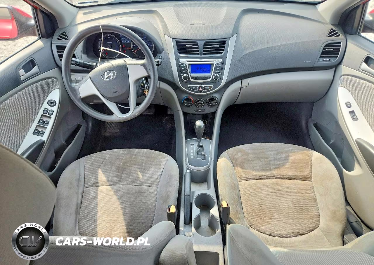 2014 Hyundai Accent Gls VIN:KMHCT4AE1EU753344 - 8