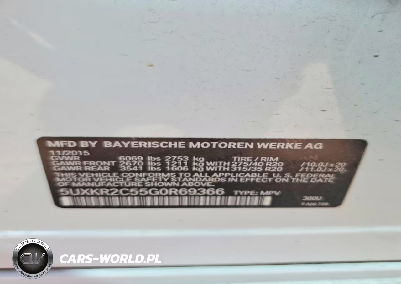 2016 BMW X5 Sdrive35I VIN:5UXKR2C55G0R69366 - 13