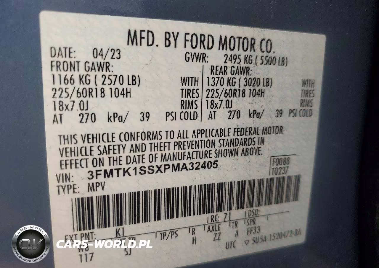 2023 Ford Mustang Mach-E Select VIN:3FMTK1SSXPMA32405 - 14