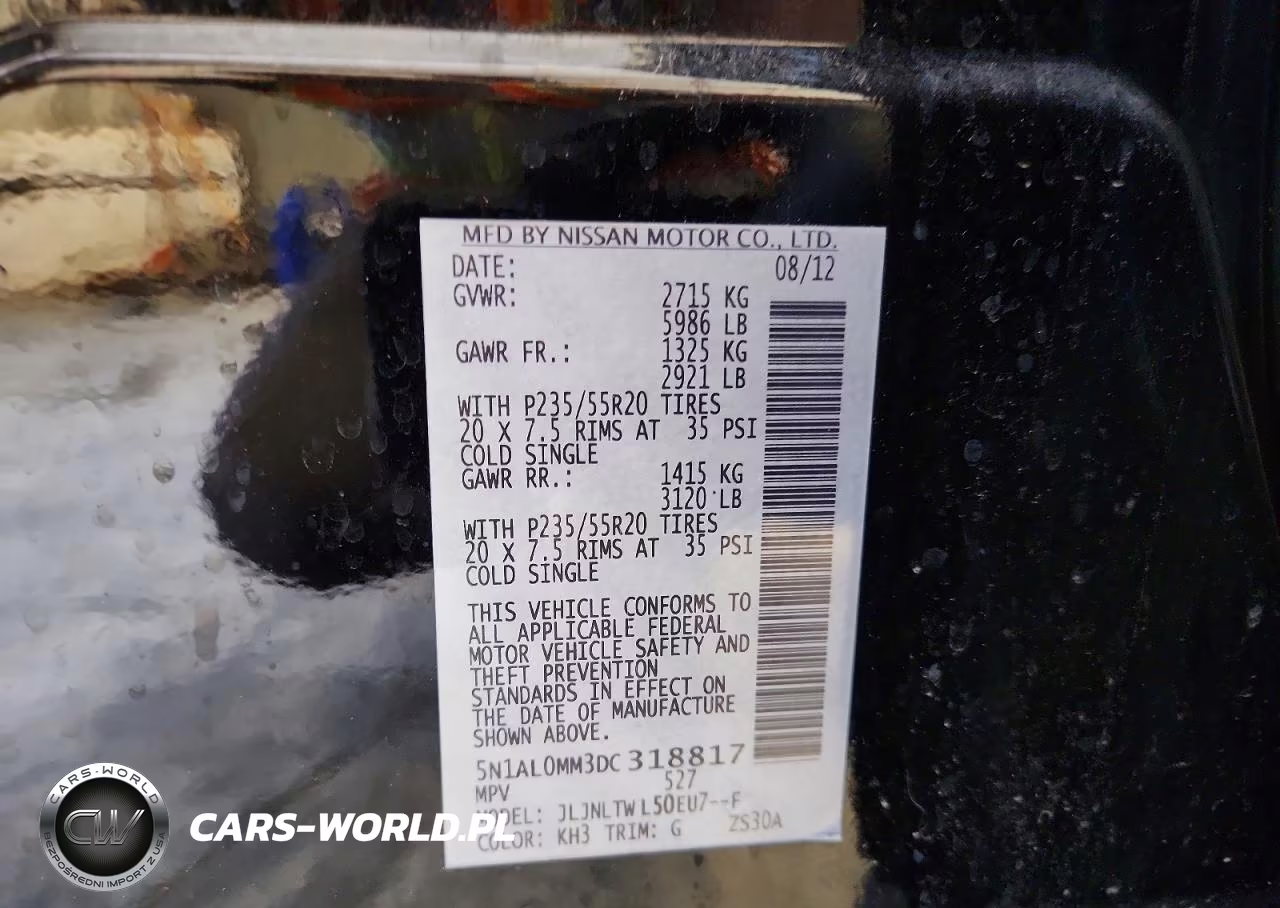 2013 Infiniti Jx35 Base VIN:5N1AL0MM3DC318817 - 13