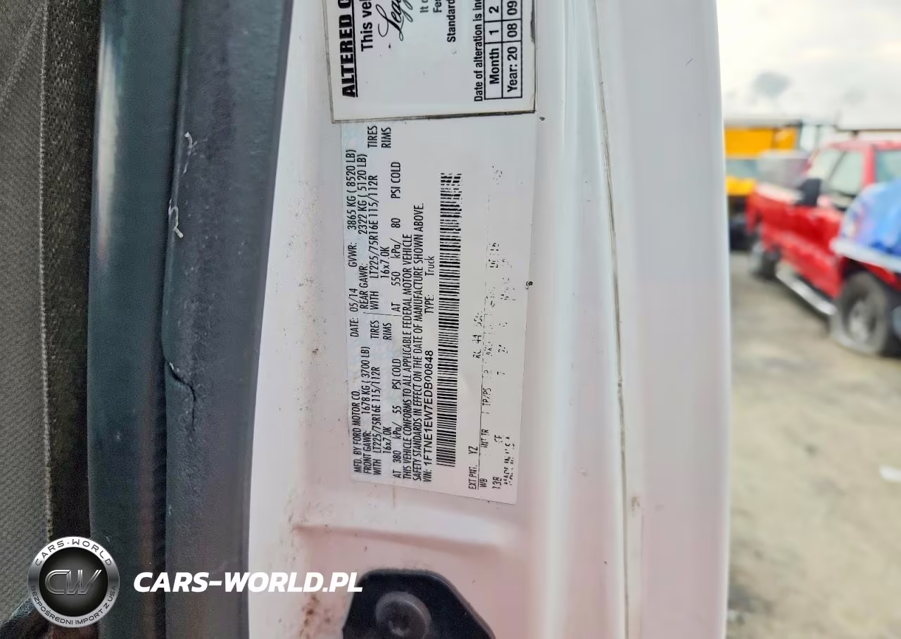 2014 Ford Econoline E150 Van VIN:1FTNE1EW7EDB00848 - 13