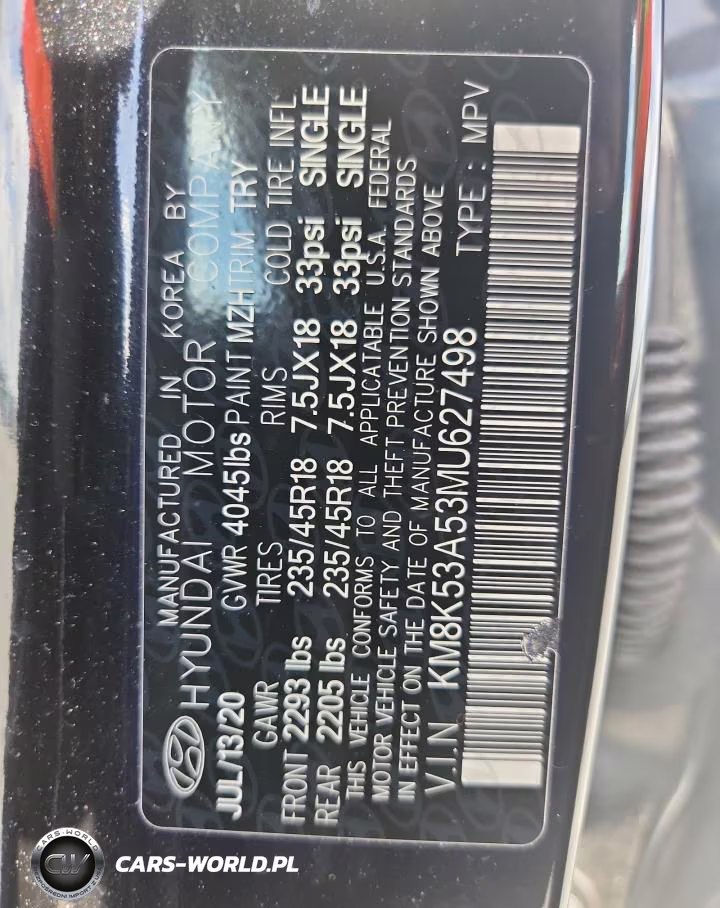 2021 Hyundai Kona Ultimate VIN:KM8K53A53MU627498 - 13