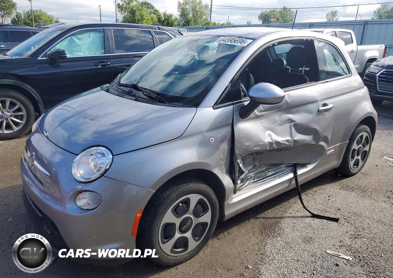 2017 Fiat 500 Electric VIN:3C3CFFGEXHT699110 - 1