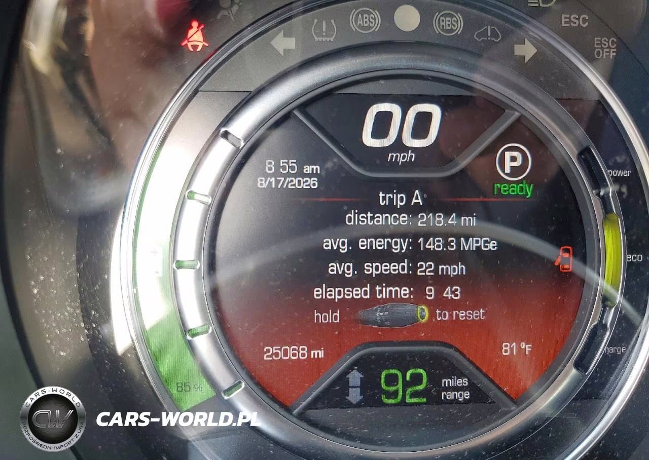 2017 Fiat 500 Electric VIN:3C3CFFGEXHT699110 - 9