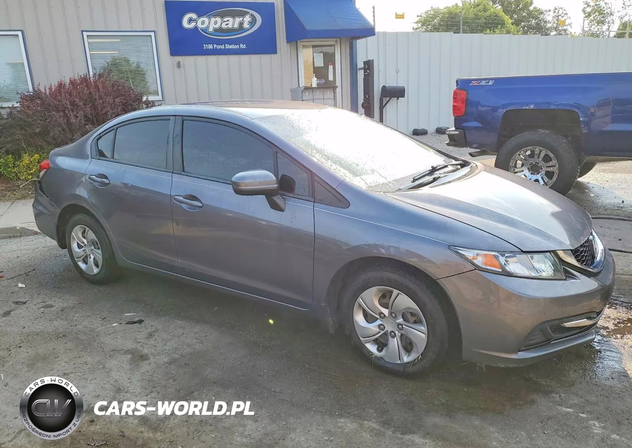 2014 Honda Civic Lx VIN:19XFB2F52EE081195 - 4