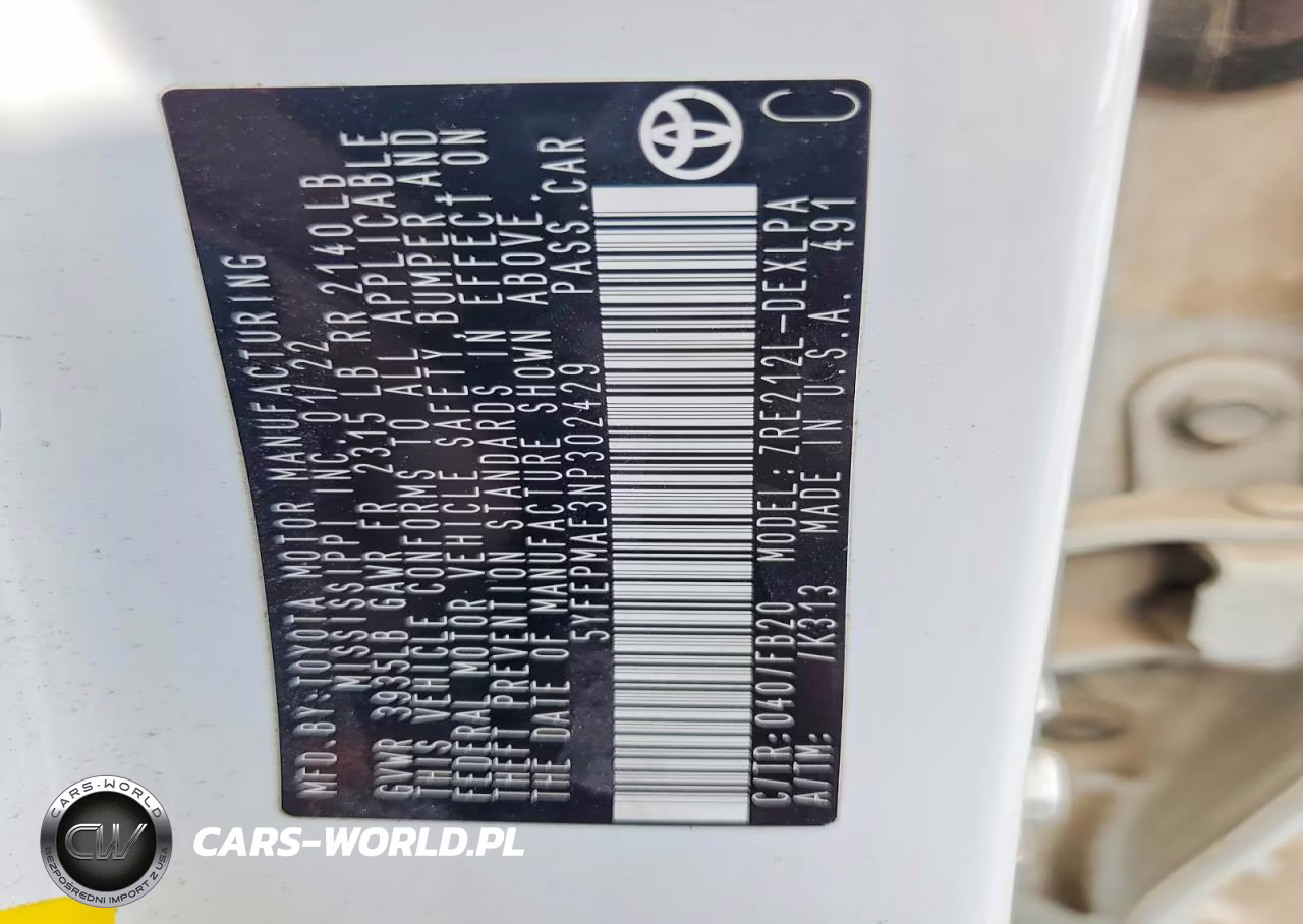 2022 Toyota Corolla Le VIN:5YFEPMAE3NP302429 - 12