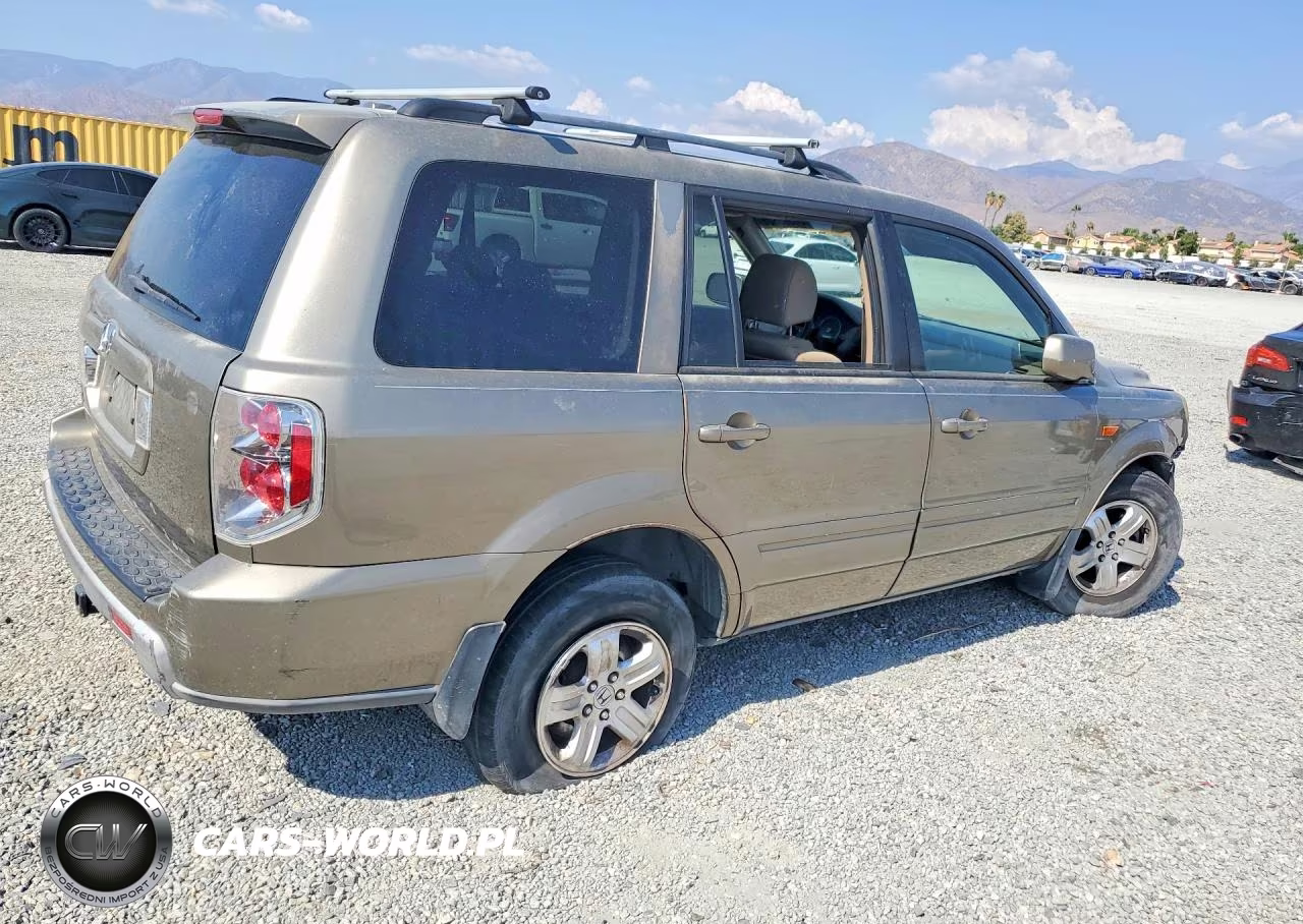 2008 Honda Pilot Vp VIN:5FNYF28208B030115 - 3