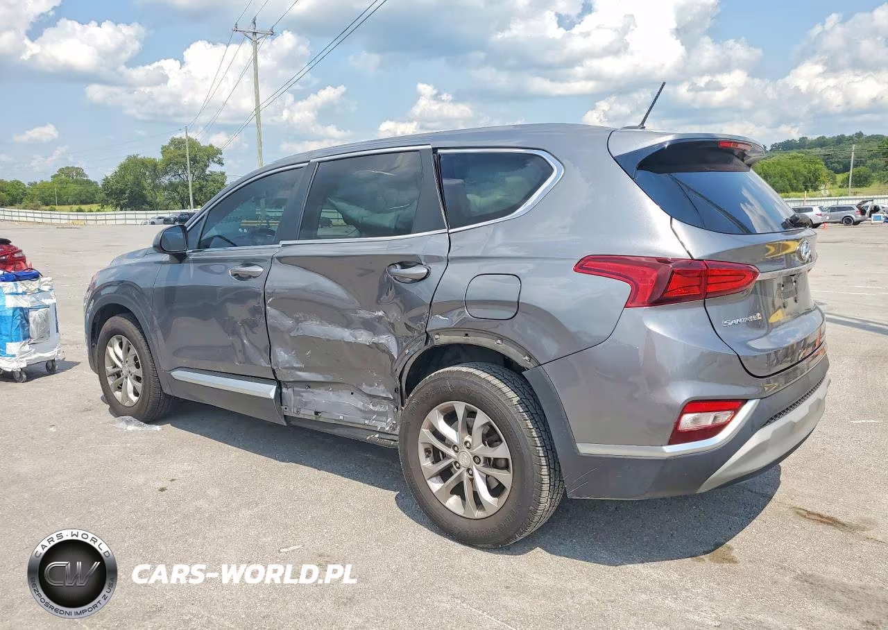 2019 Hyundai Santa Fe Se VIN:5NMS23AD7KH011702 - 2