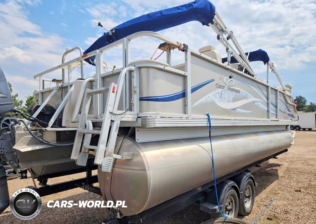2009 Shoreland'r Pontoon Boat VIN:MAU009021809 - 4