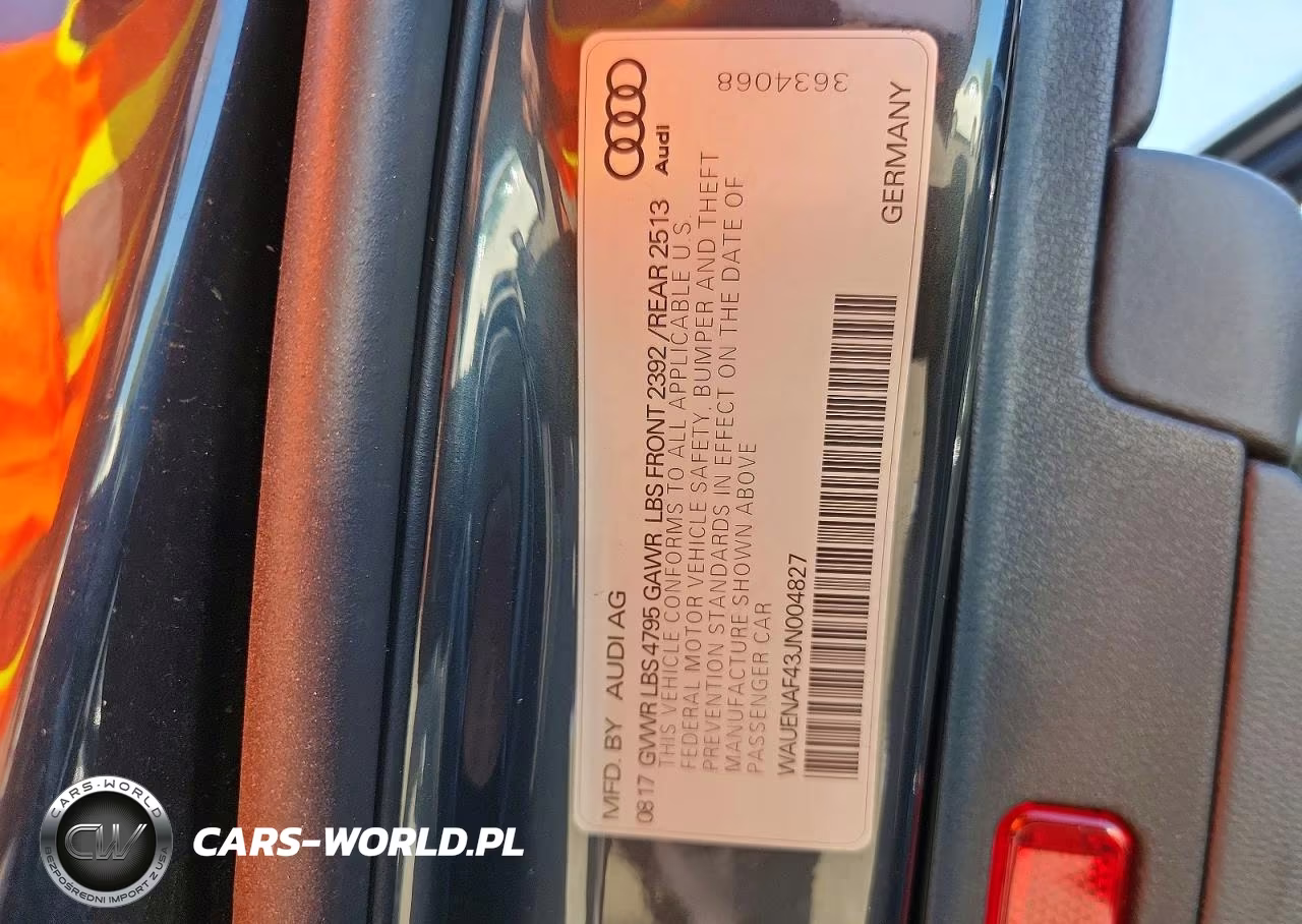 2018 Audi A4 Premium Plus VIN:WAUENAF43JN004827 - 13