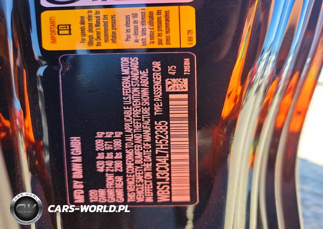 2020 BMW M2 Cs VIN:WBS1J3C04L7H52385 - 12