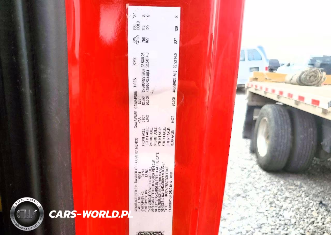 2019 Freightliner Cascadia 113 VIN:3AKJGBDVXKDKJ8497 - 12