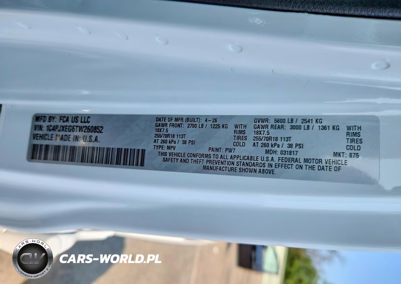 2026 Jeep Wrangler Sahara VIN:1C4PJXEG6TW260852 - 13