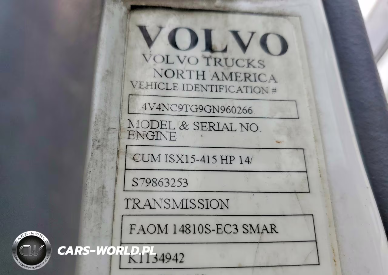2016 Volvo Vnl Semi Truck VIN:4V4NC9TG9GN960266 - 12