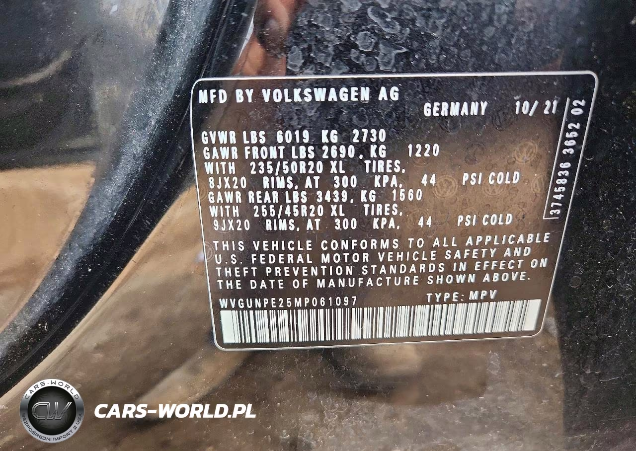 2021 Volkswagen Id.4 Pro S VIN:WVGUNPE25MP061097 - 13