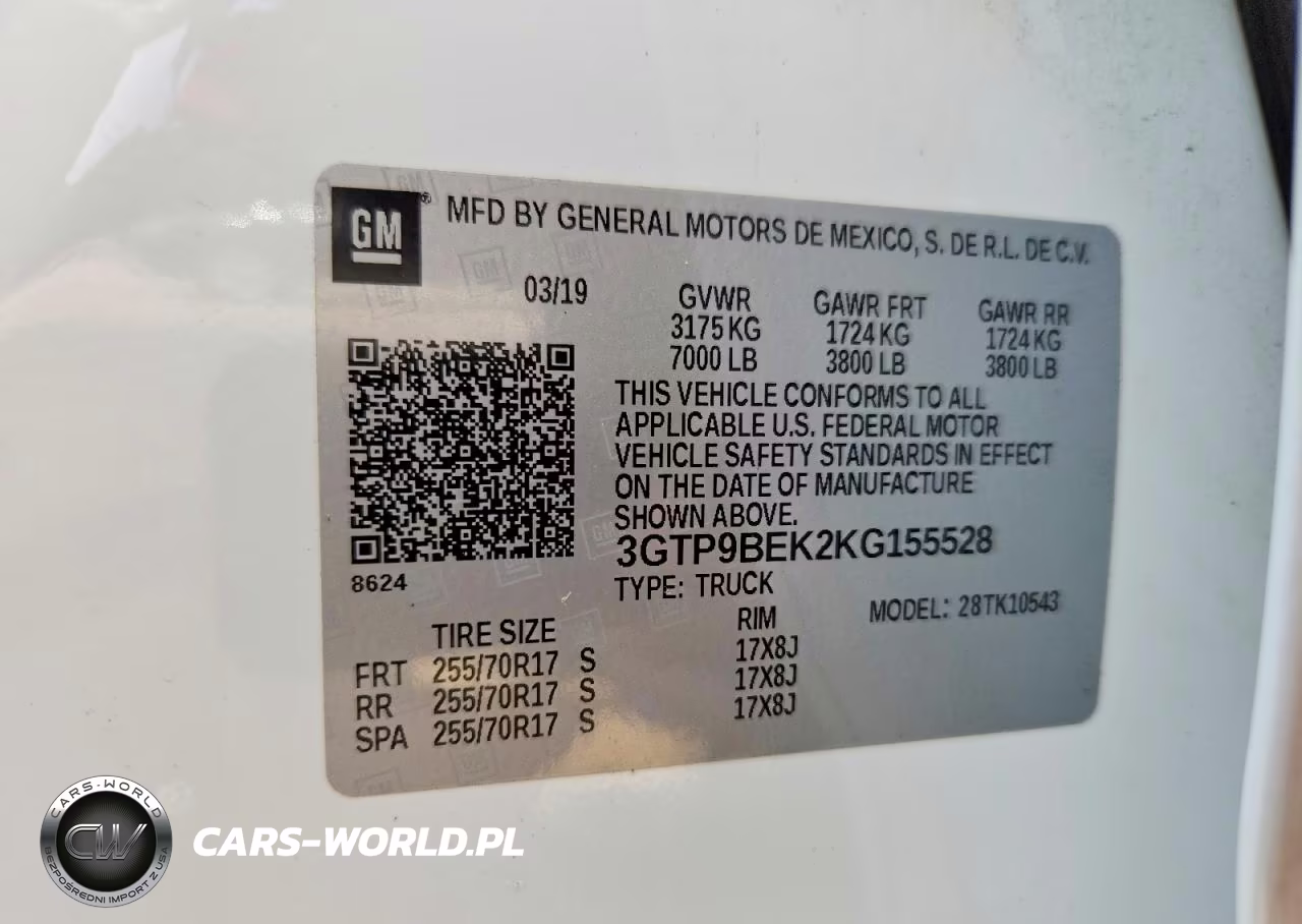2019 GMC Sierra K1500 Sle VIN:3GTP9BEK2KG155528 - 12
