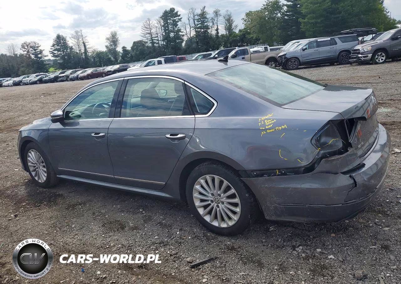 2017 Volkswagen Passat Se VIN:1VWBT7A35HC022438 - 2