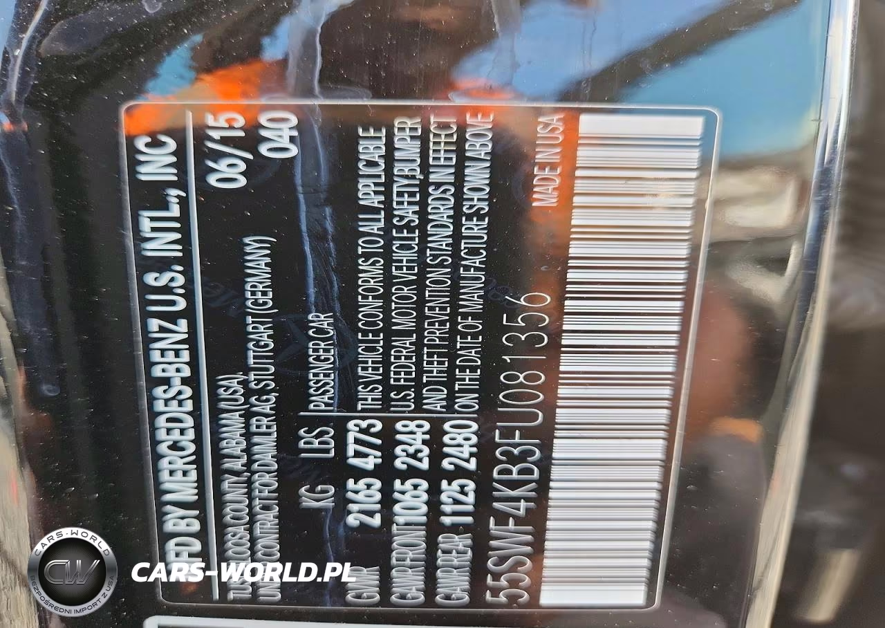 2015 Mercedes-Benz C 300 4Matic VIN:55SWF4KB3FU081356 - 12