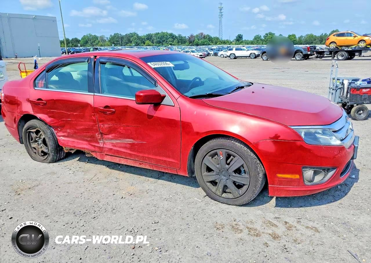 2010 Ford Fusion Se VIN:3FAHP0HA3AR392880 - 4