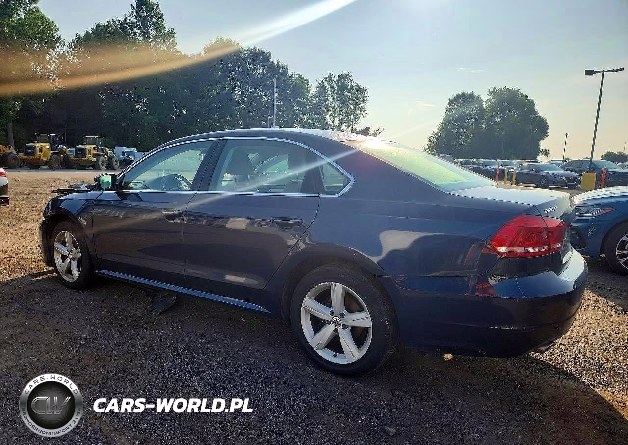 2013 Volkswagen Passat Se VIN:1VWBN7A35DC144544 - 2