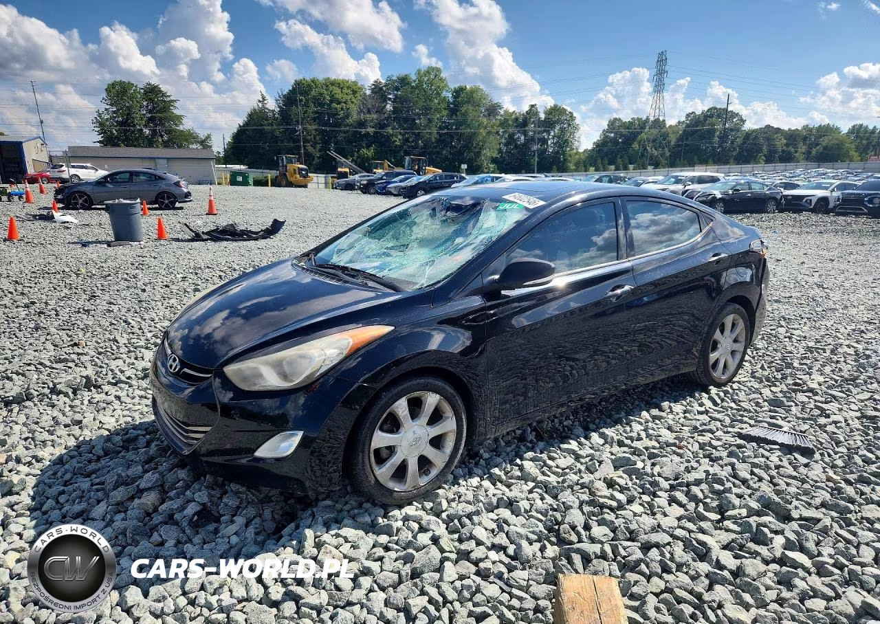 2013 Hyundai Elantra Limited VIN:5NPDH4AE2DH430357 - 1