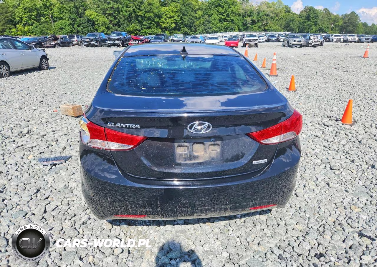 2013 Hyundai Elantra Limited VIN:5NPDH4AE2DH430357 - 6