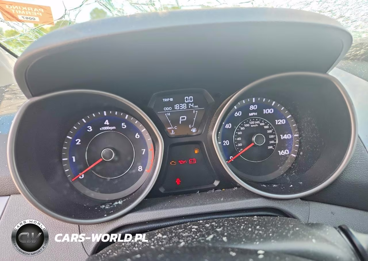2013 Hyundai Elantra Limited VIN:5NPDH4AE2DH430357 - 9