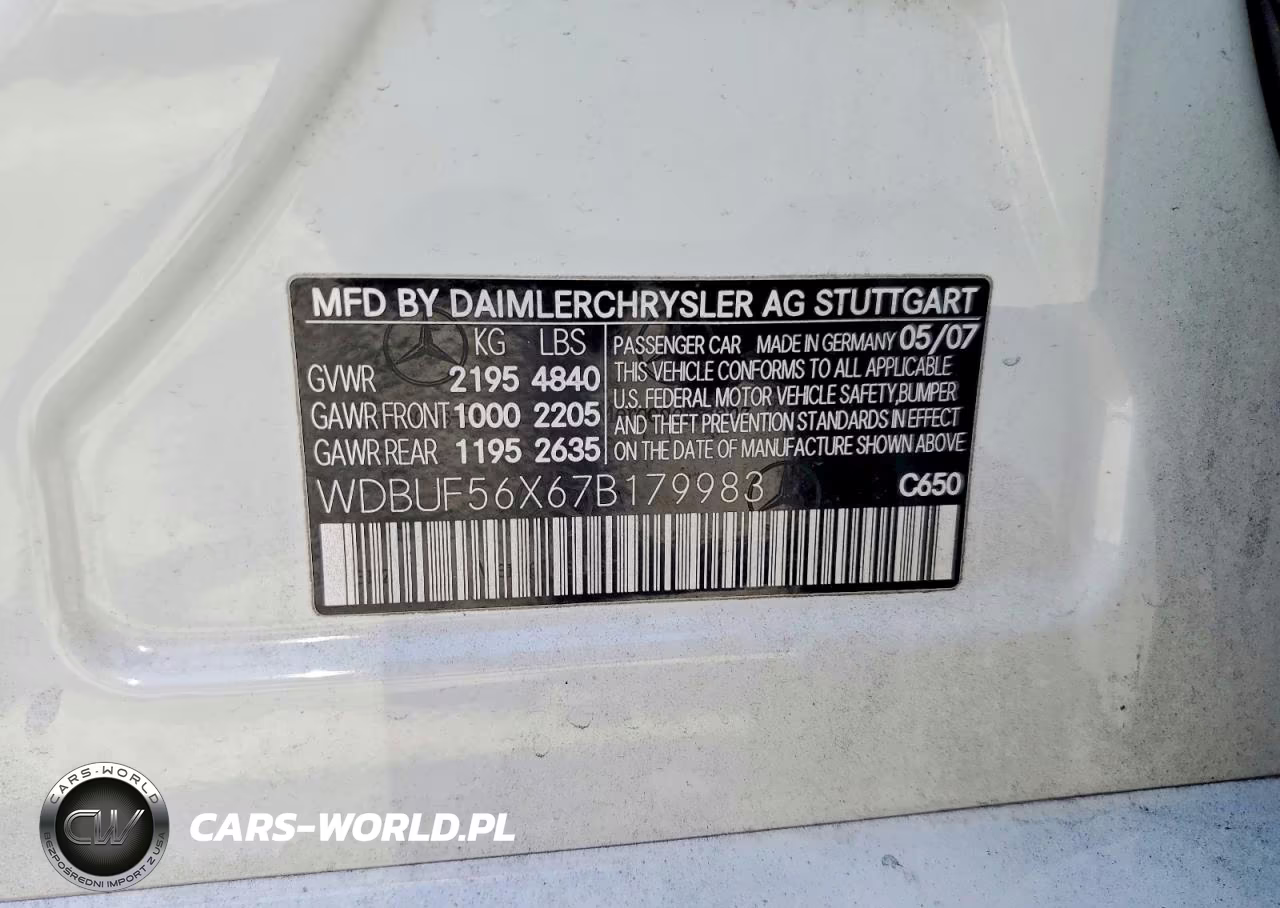 2007 Mercedes-Benz E 350 VIN:WDBUF56X67B179983 - 13