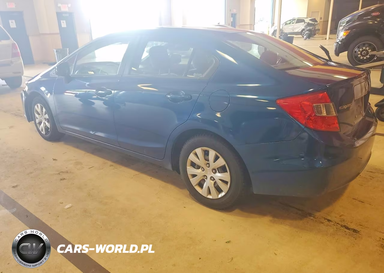 2012 Honda Civic Lx VIN:19XFB2F50CE361145 - 2