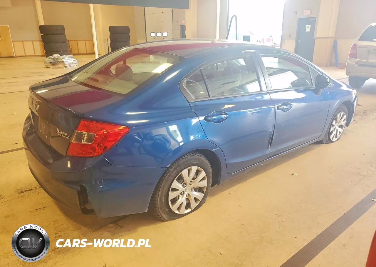 2012 Honda Civic Lx VIN:19XFB2F50CE361145 - 3