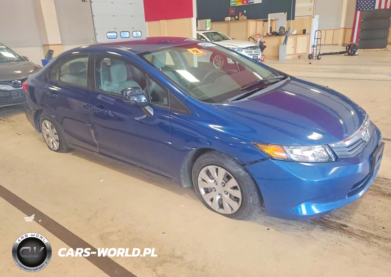 2012 Honda Civic Lx VIN:19XFB2F50CE361145 - 4