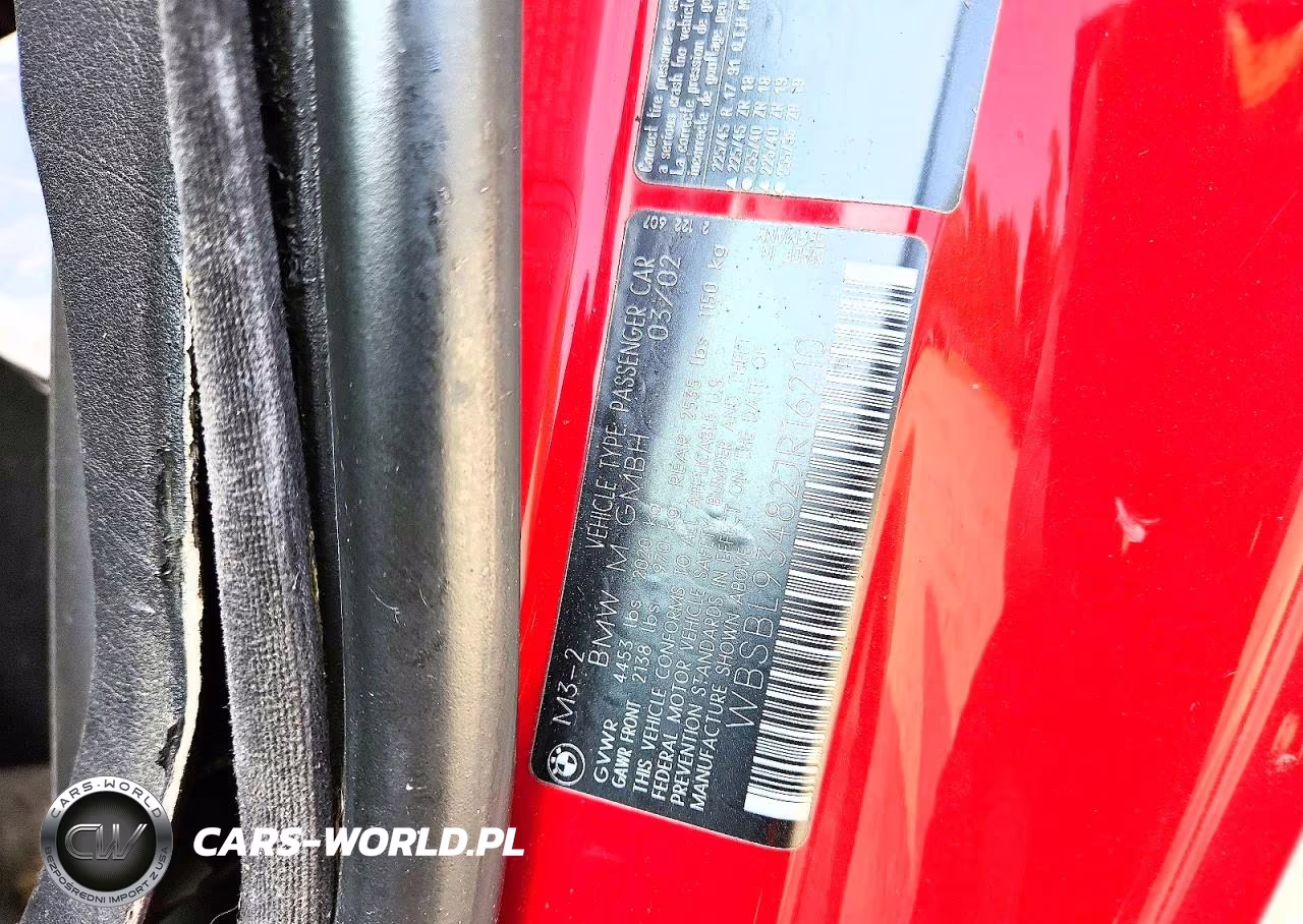 2002 BMW M3 VIN:WBSBL93482JR16210 - 12