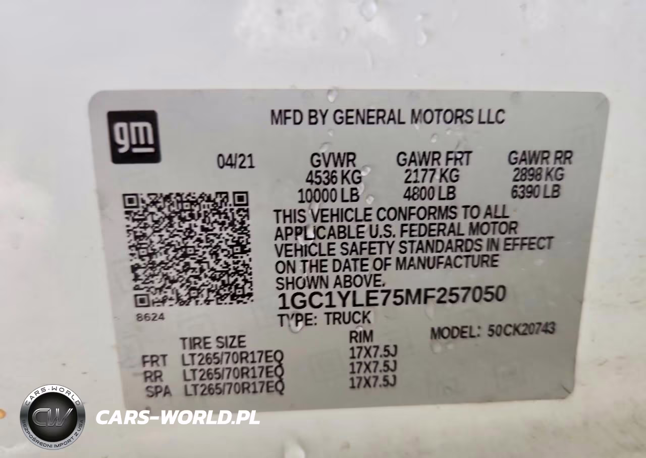 2021 Chevrolet Silverado K2500 Heavy Duty VIN:1GC1YLE75MF257050 - 12