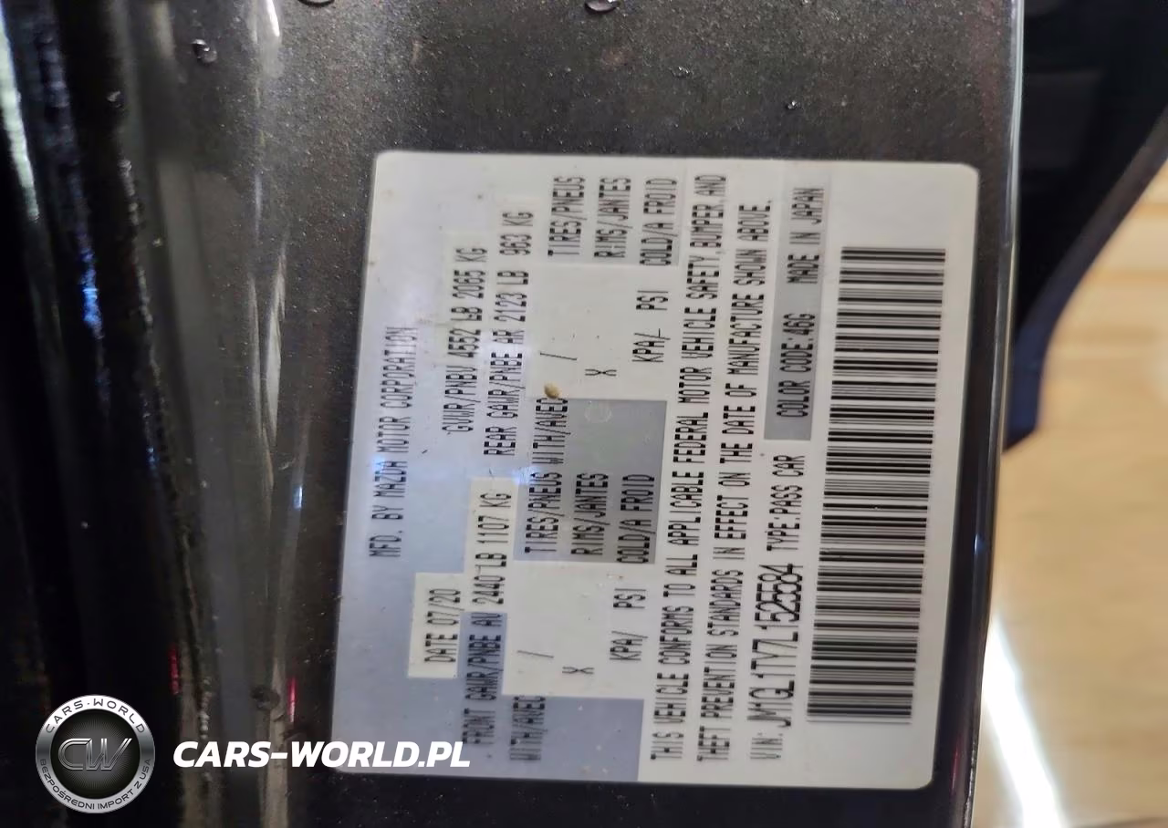2020 Mazda 6 Grand Touring VIN:JM1GL1TY7L1525584 - 12