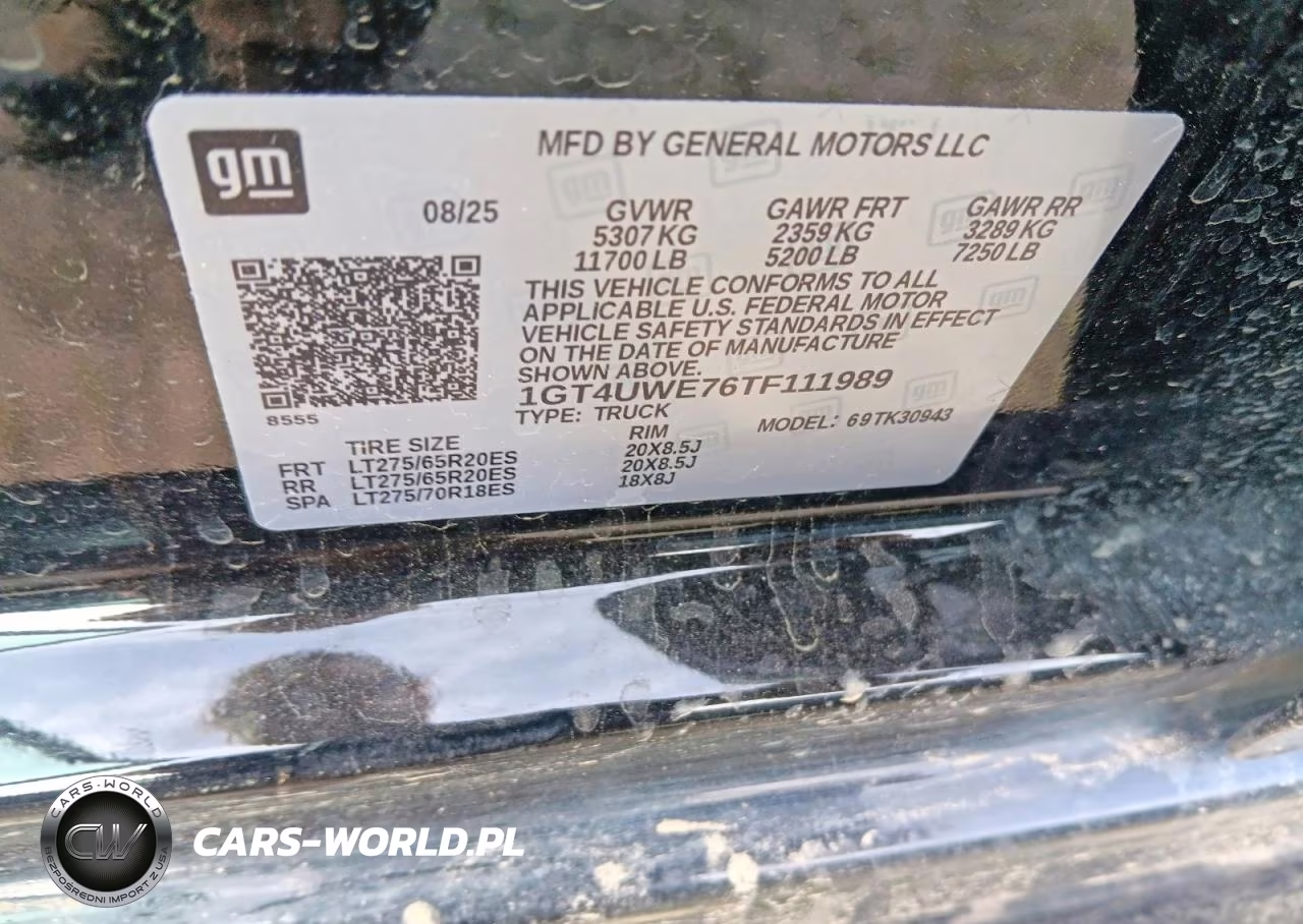 2026 GMC Sierra K3500 Denali VIN:1GT4UWE76TF111989 - 12