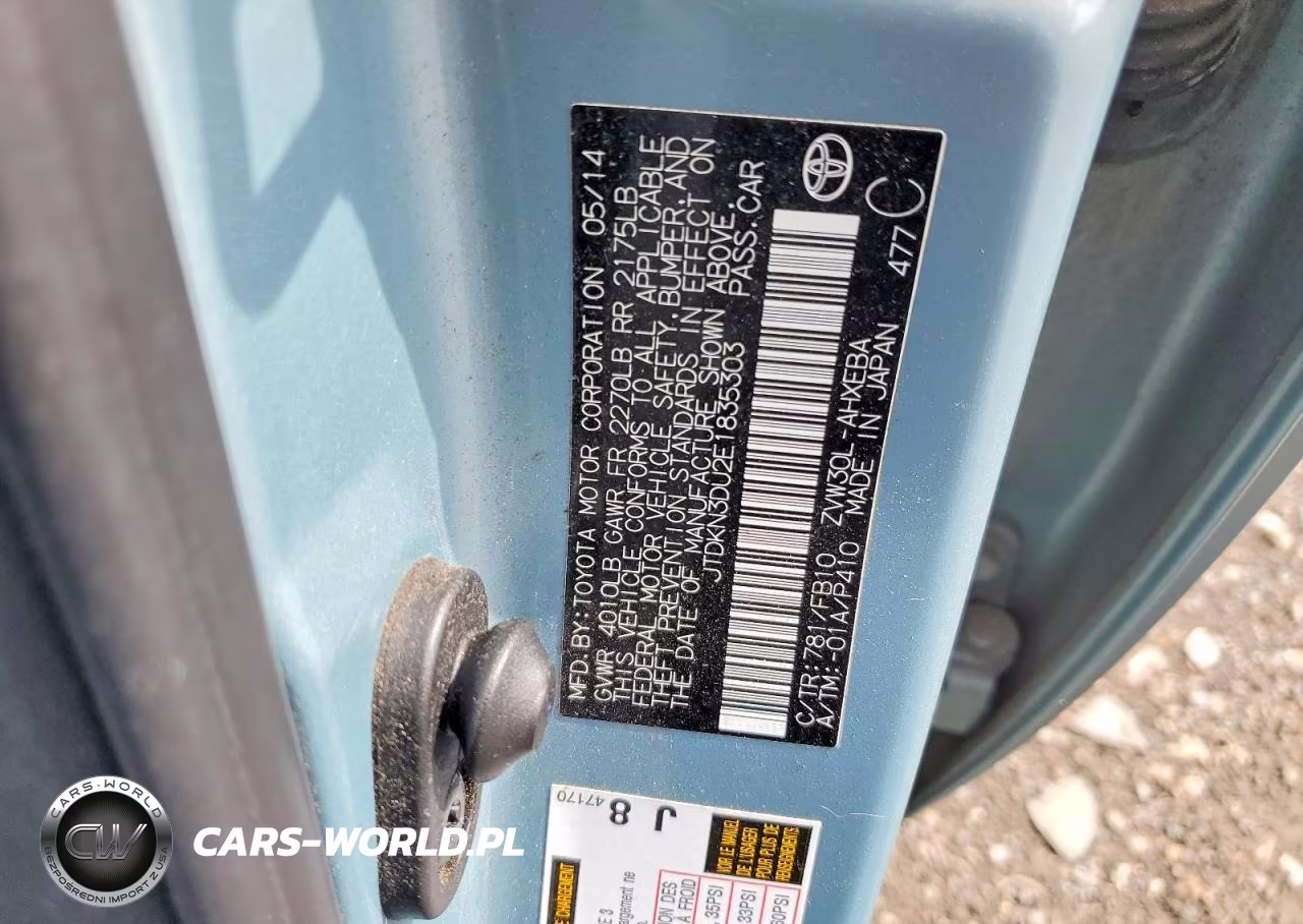 2014 Toyota Prius Three VIN:JTDKN3DU2E1835303 - 13