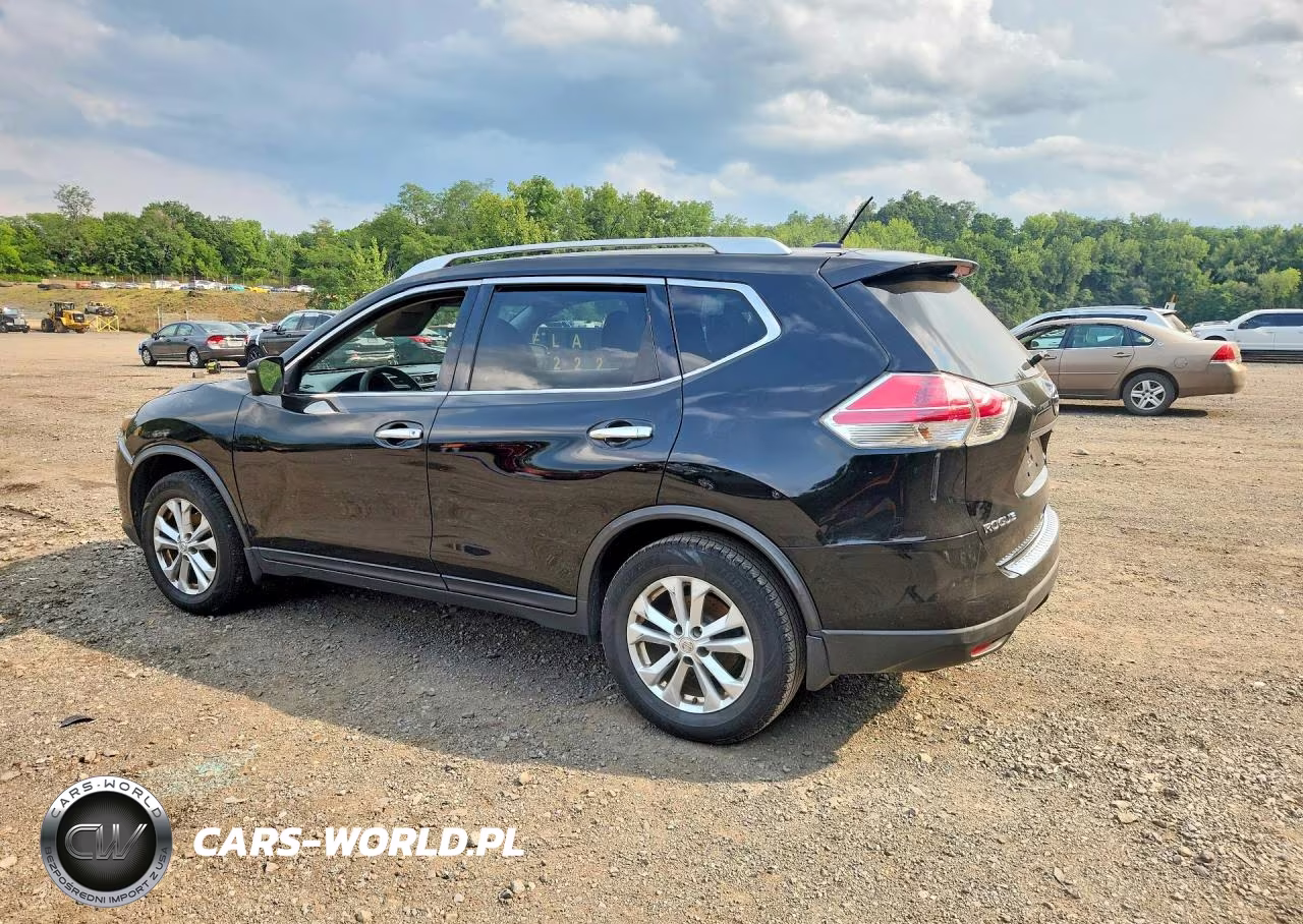 2015 Nissan Rogue Sv VIN:KNMAT2MV6FP536884 - 2