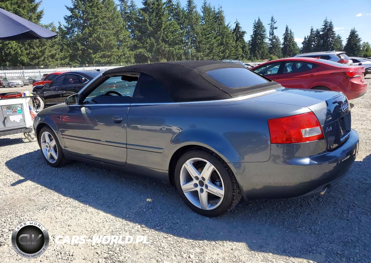 2004 Audi A4 Quattro VIN:WAUDT48H04K016684 - 2