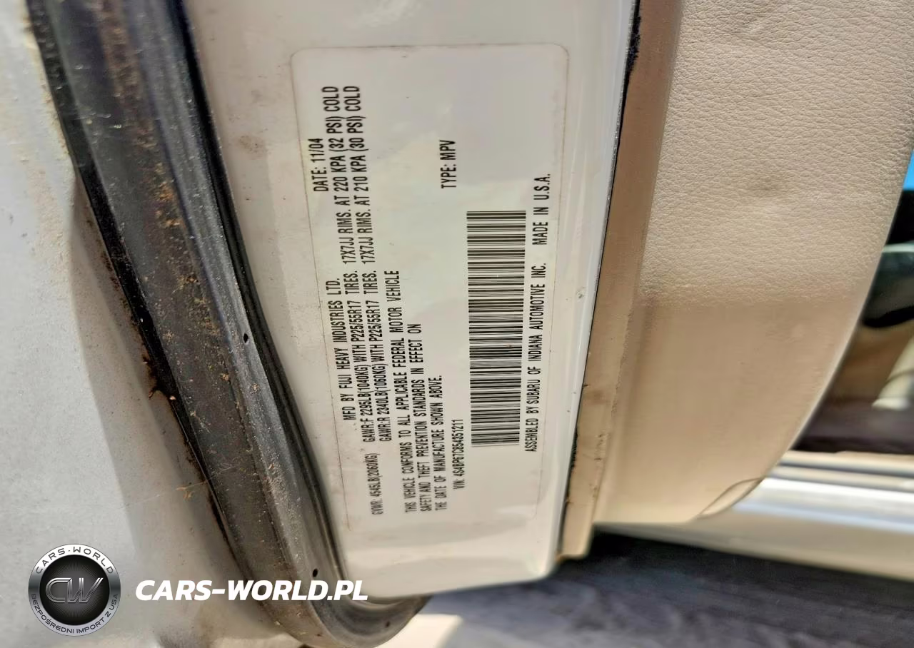 2005 Subaru Legacy Outback 2.5 Xt Limited VIN:4S4BP67C854351211 - 12