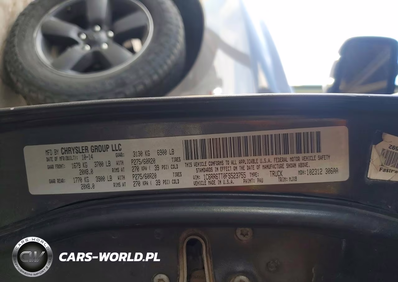 2015 Ram 1500 Slt VIN:1C6RR6TT0FS523755 - 12