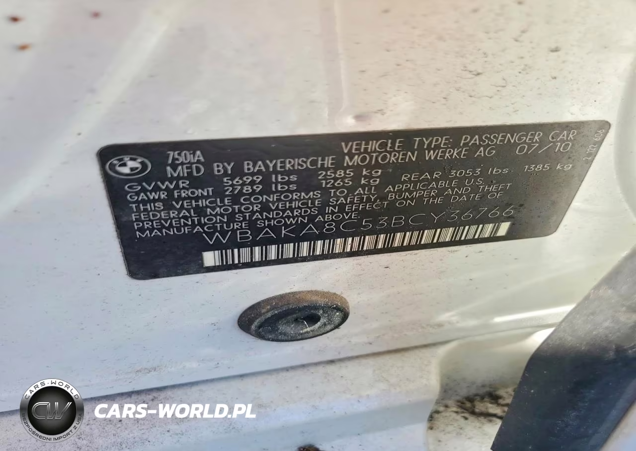 2011 BMW Alpina B7 VIN:WBAKA8C53BCY36766 - 12