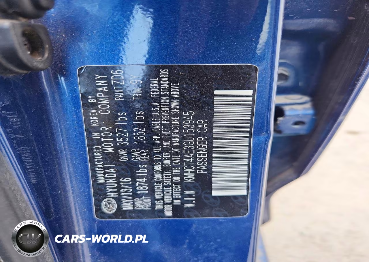 2016 Hyundai Accent Se VIN:KMHCT4AE3GU153945 - 12