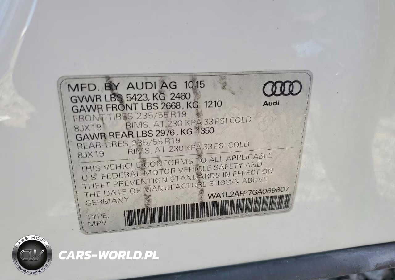 2016 Audi Q5 Premium Plus VIN:WA1L2AFP7GA069607 - 13