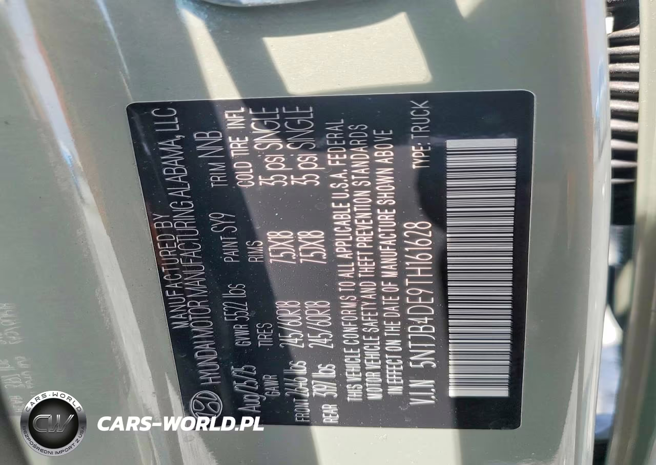2026 Hyundai Santa Cruz Sel VIN:5NTJB4DE9TH161628 - 13