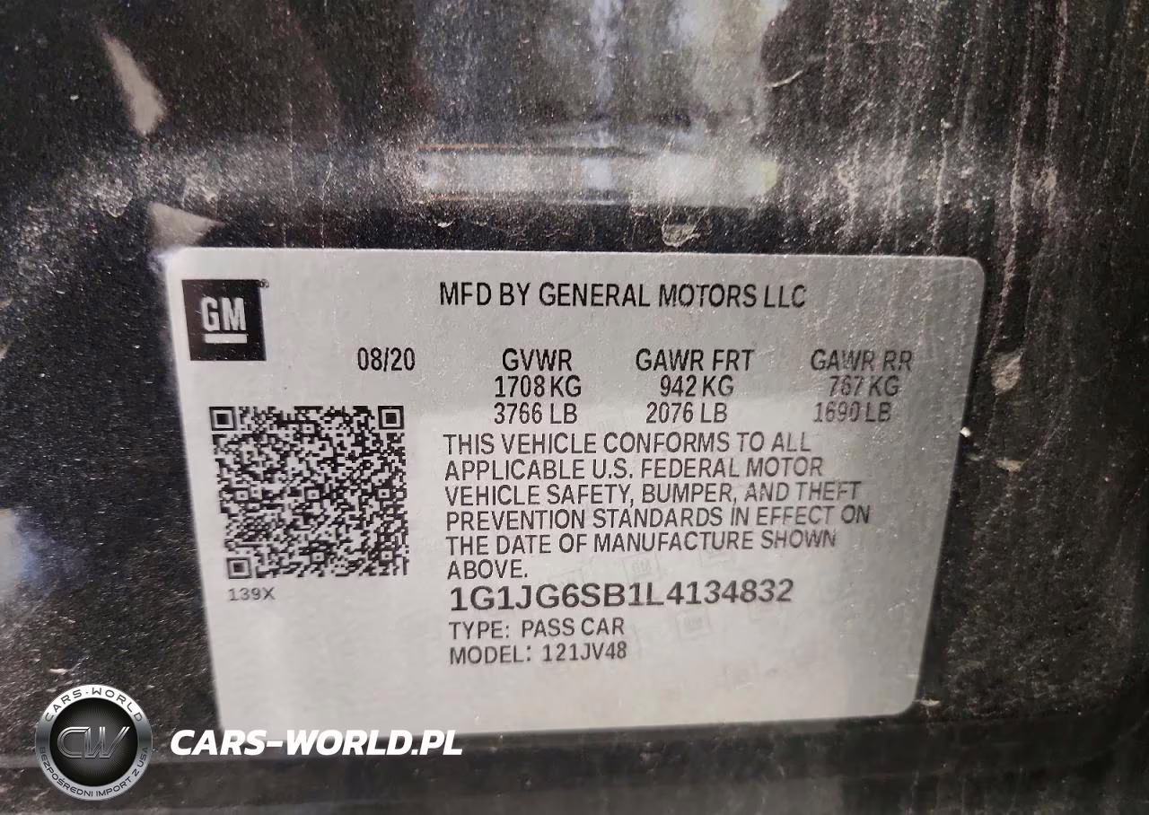 2020 Chevrolet Sonic VIN:1G1JG6SB1L4134832 - 12
