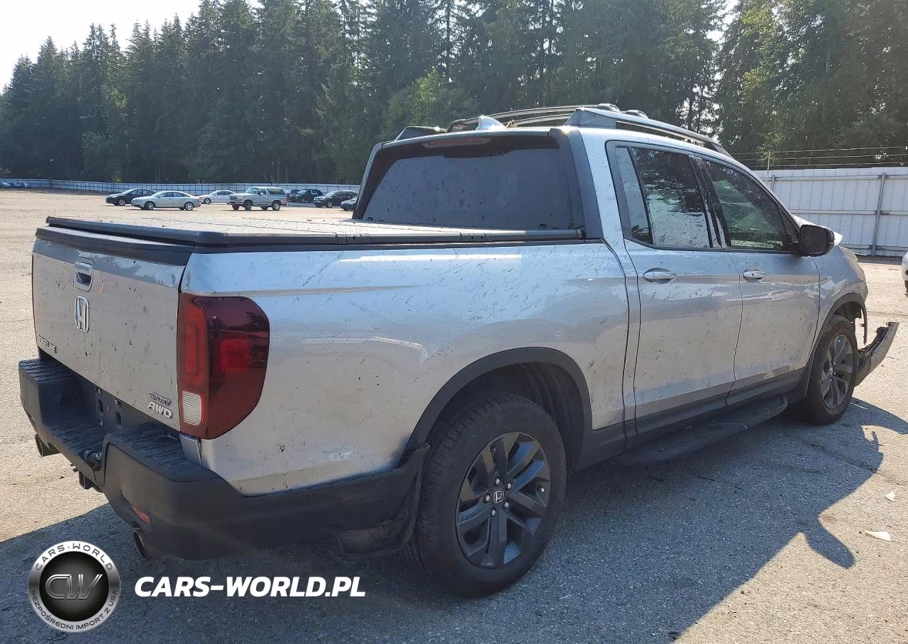 2021 Honda Ridgeline Sport VIN:5FPYK3F17MB000266 - 3